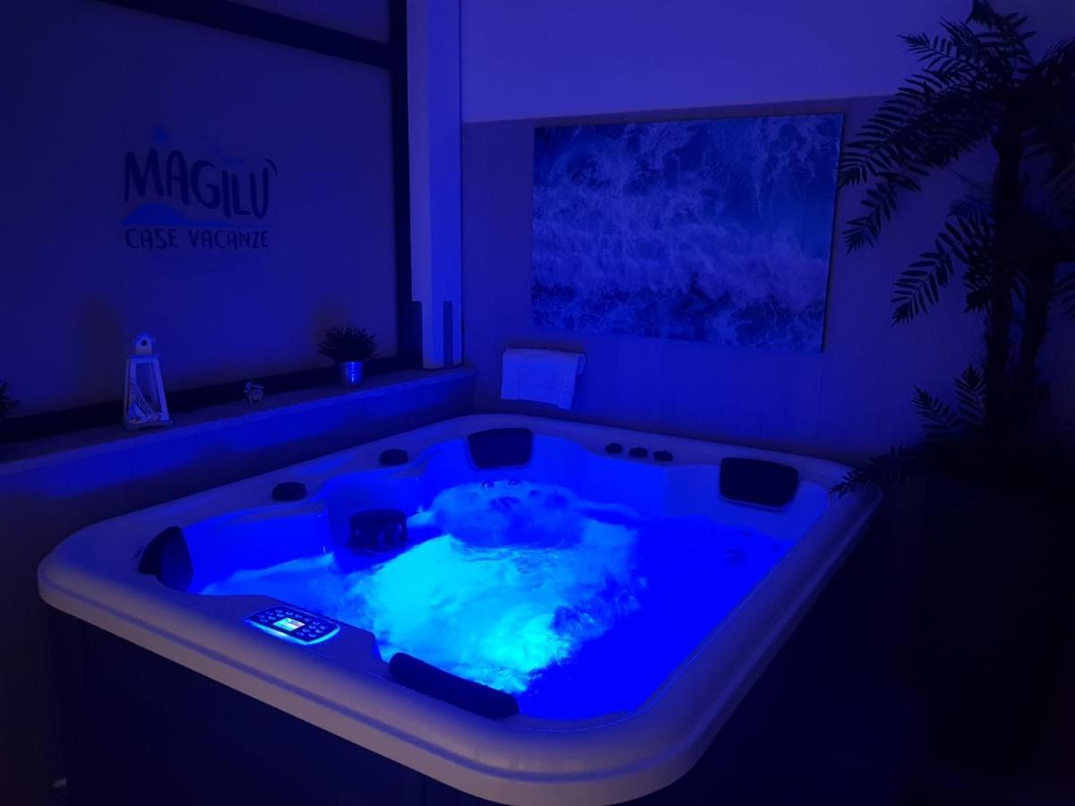 Magilu Case Con Jacuzzi Кастелламмаре-дель-Голфо Экстерьер фото